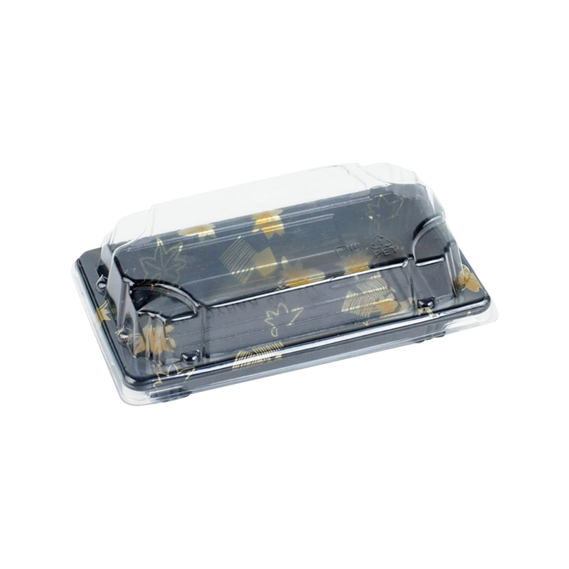 طبق حفلات بلاستيكي أسود قابل للتحلل